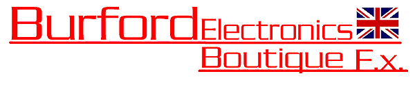 "Burford Electronics - boutique pedals, fuxxbox, treble boost, booster pedals"