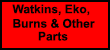 Watkins, Eko and Other Parts, custom scratch plates, Watkins Rapier scratch plates, Eko guitar parts and scratch plates