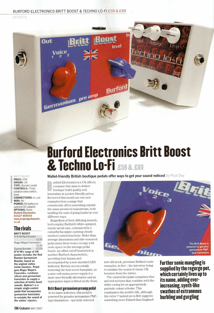 Techno L-Fi - Burford electronics fuzzbox review